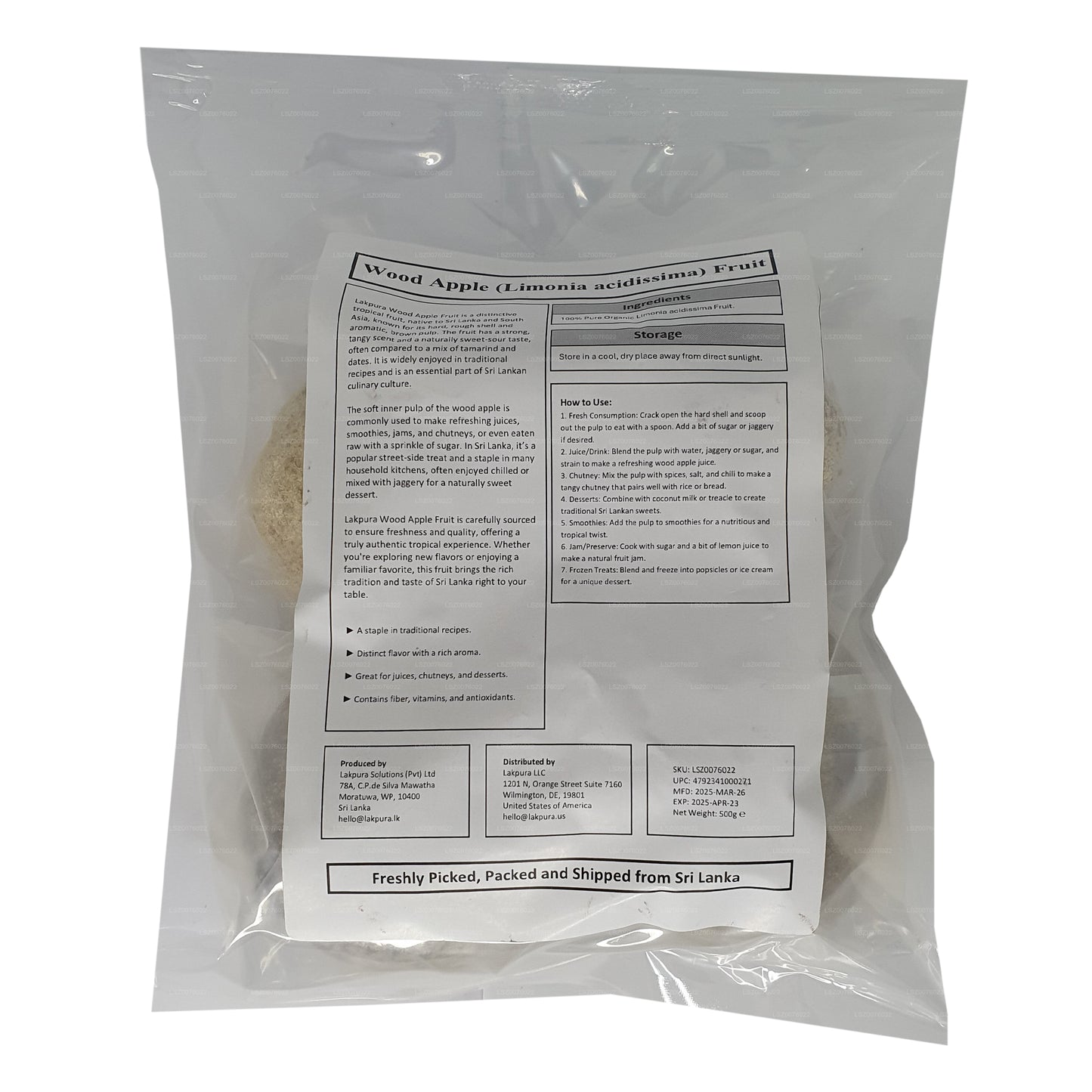 Lakpura® Wood Apple (Divul)