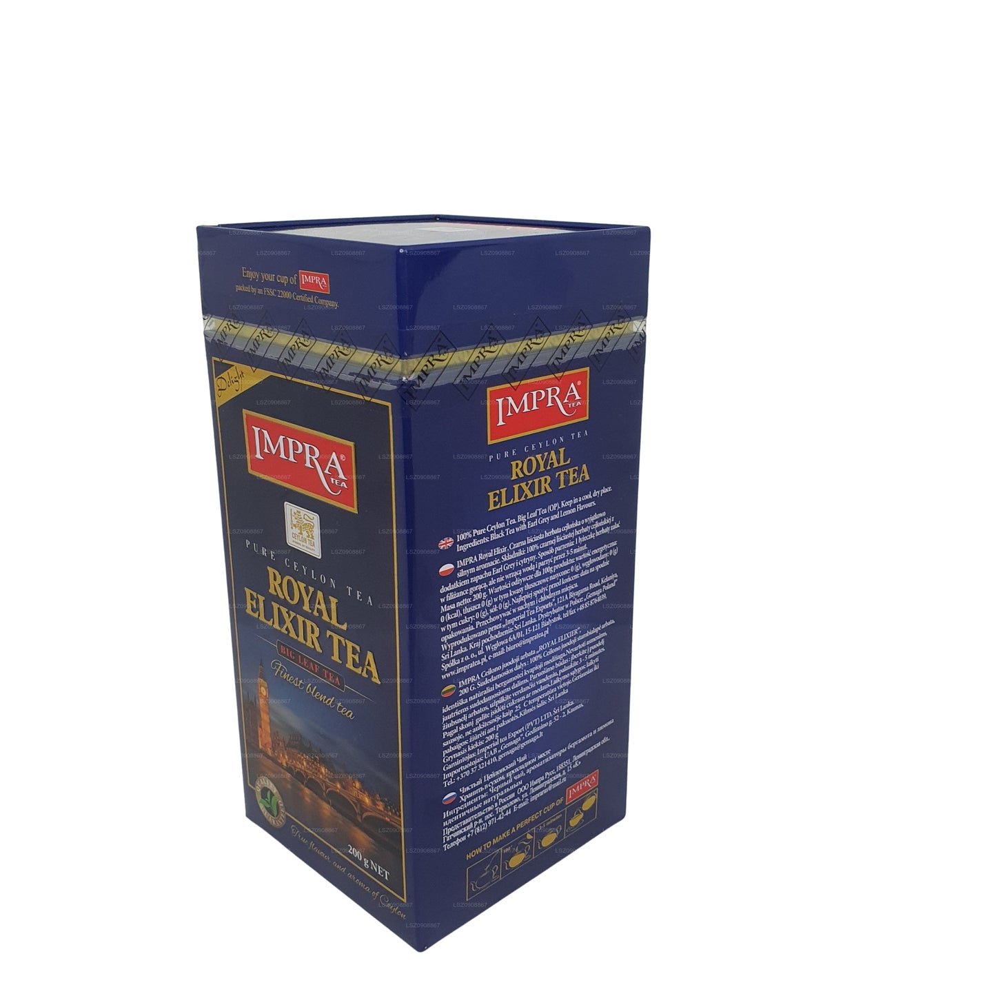 Impra Royal Elixir Delight Big Leaf Tea Caddy (200g)