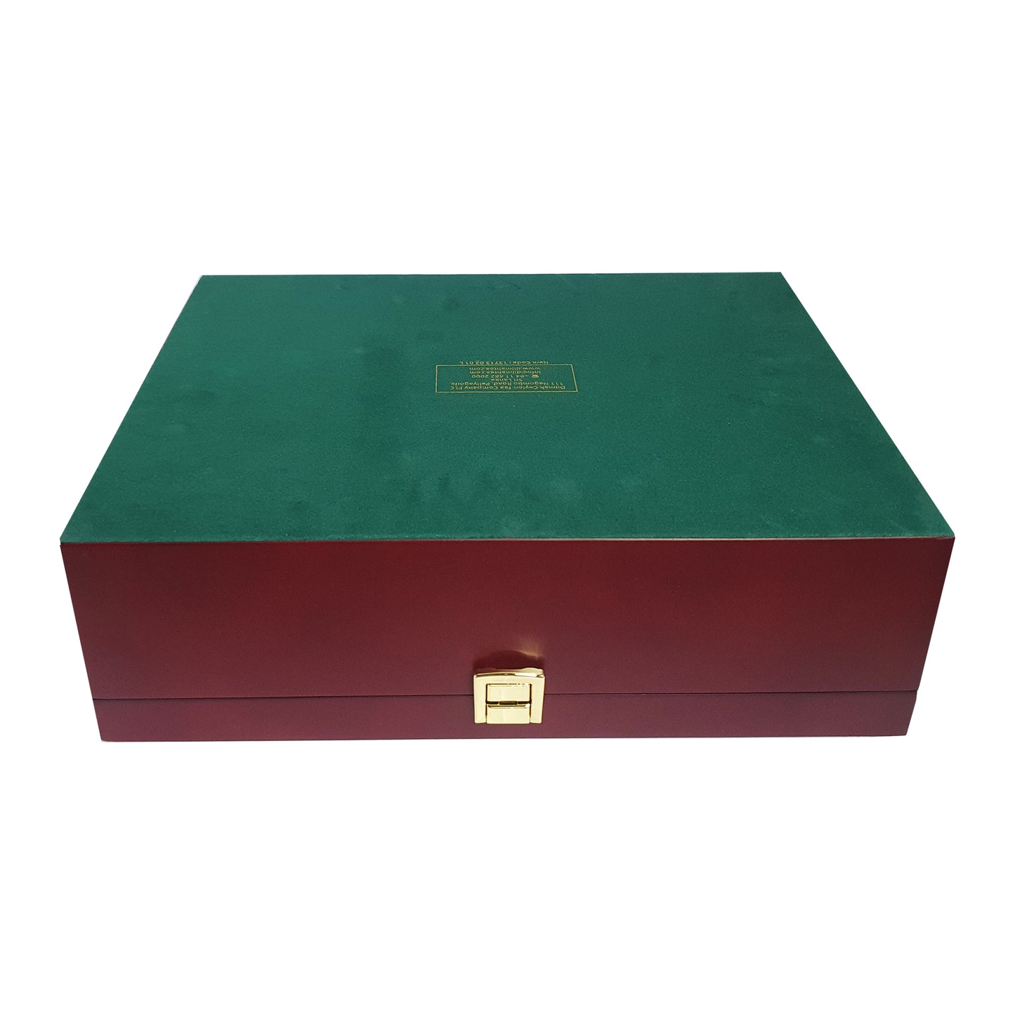 Dilmah Luxury Wooden Presenter Tea Display Chest with 120 Enveloped Teabags - Gourmet 12 Slot