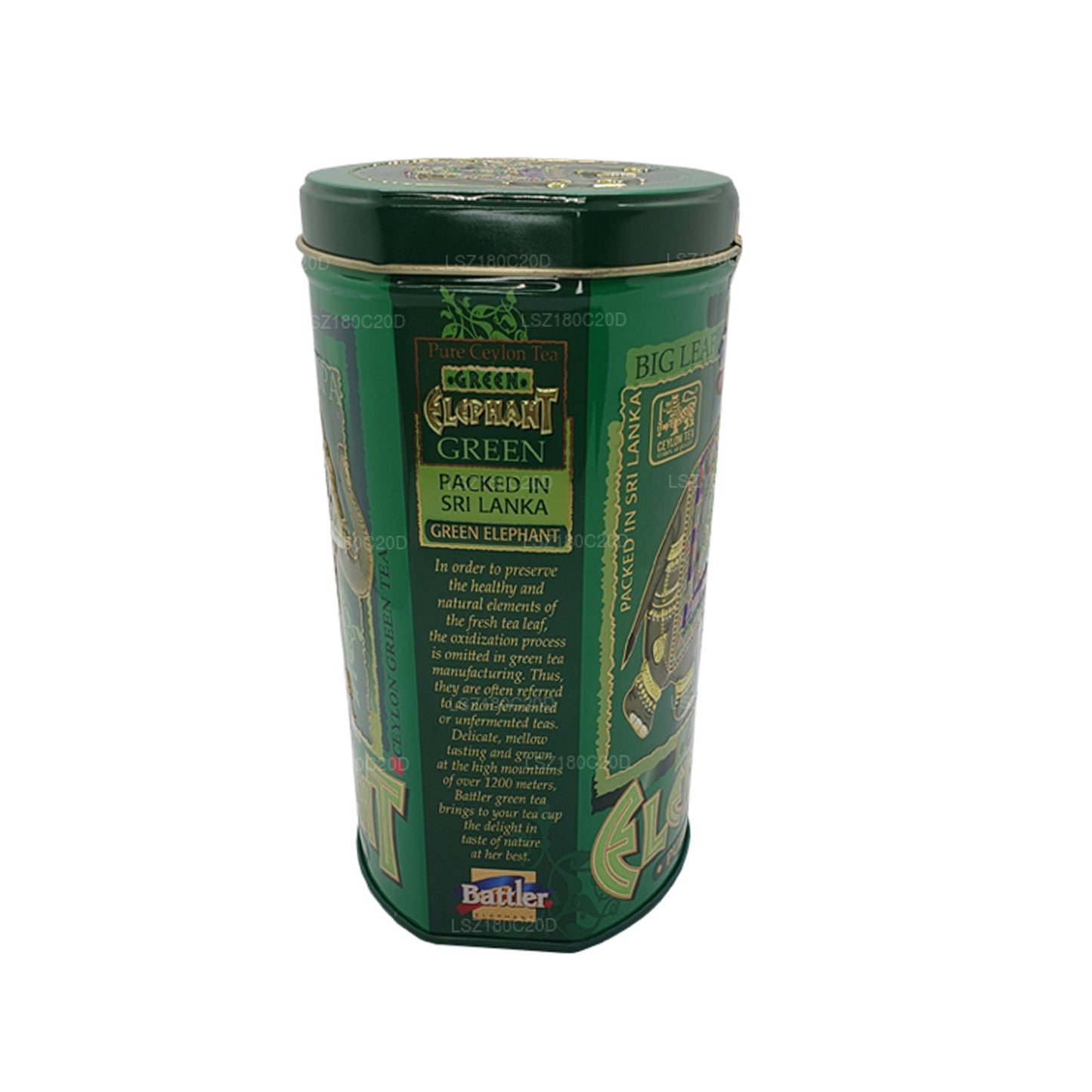 Battler Green Elephant OPA (100g) Caddy