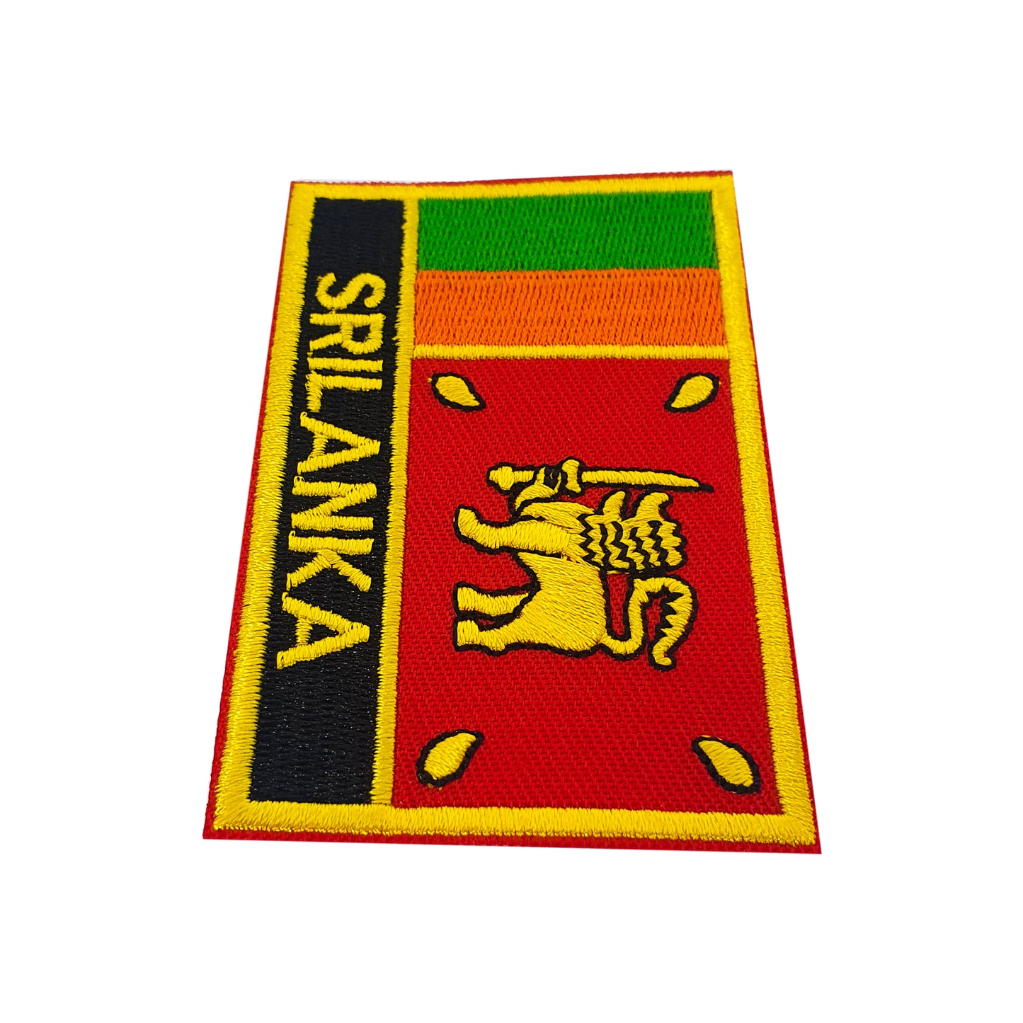 Lakpura Sri Lanka National Flag Fabric Badge