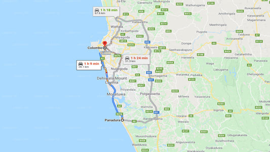 Panadura City to Colombo City Private Transfer