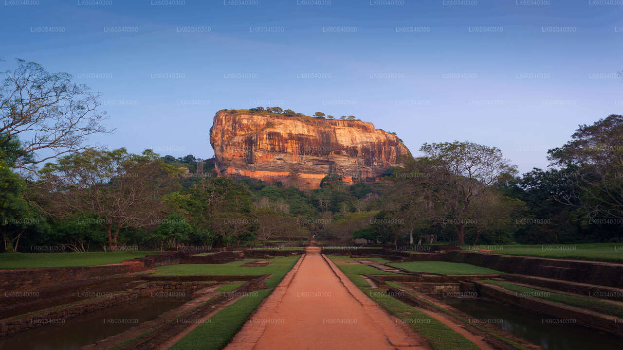 Sigiriya Rock and Dambulla from Panadura