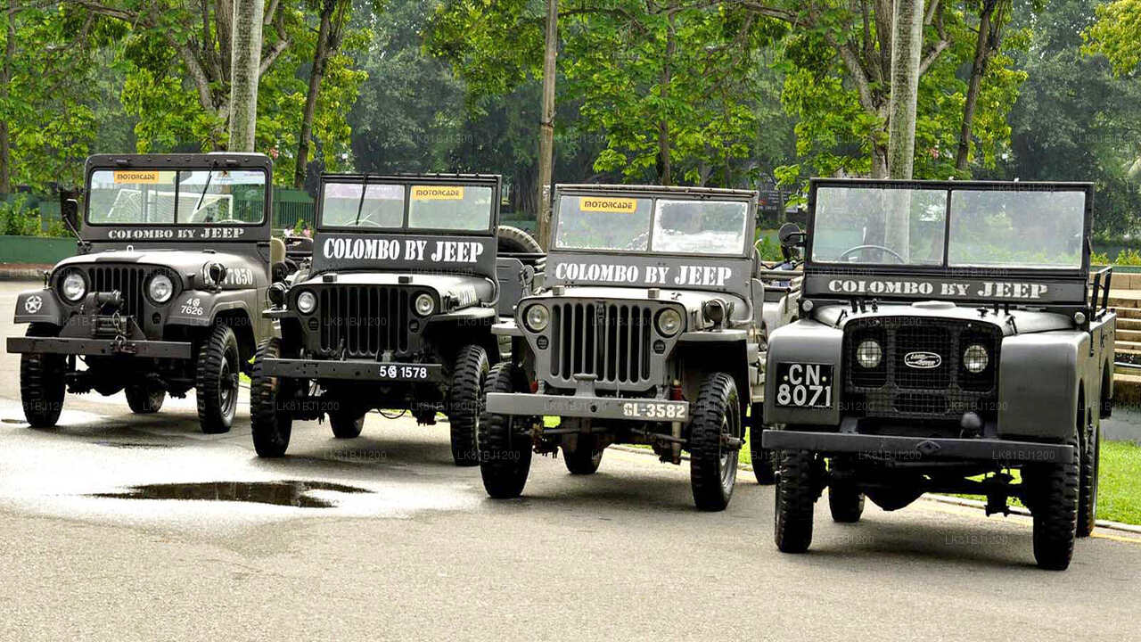 Colombo City Tour by Land Rover Series 1 Jeep from Colombo Seaport