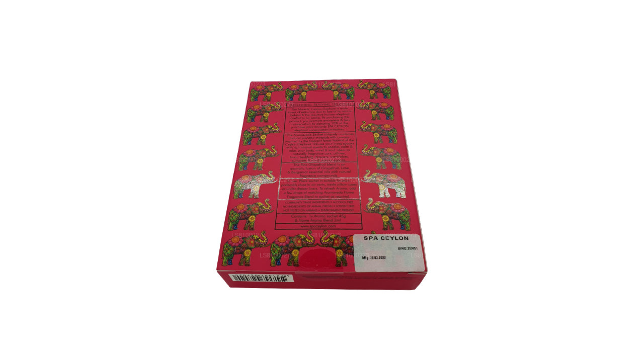 Spa Ceylon Ceylon Pink Grapefruit Elephant Aromaveda Sachet (45g)