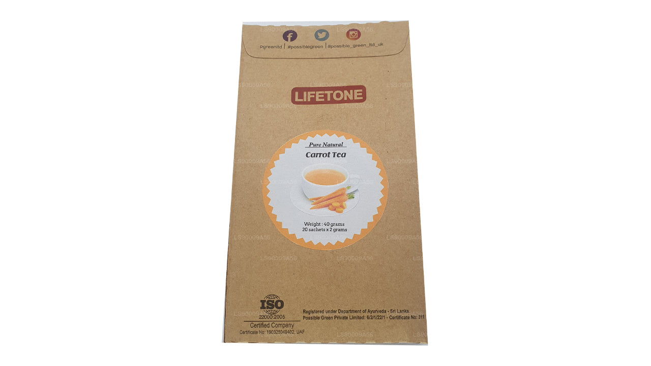 Lifetone Carrot Tea (40g) 20 Tea Bags